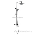 Fast Install Reliably Sealing Stainless Steel Shower Set